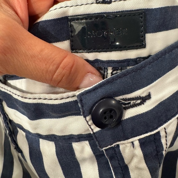 Mother The Inset Greaser Sea Daze Sz 25 blue and white Americana maximalist E - Picture 7 of 15